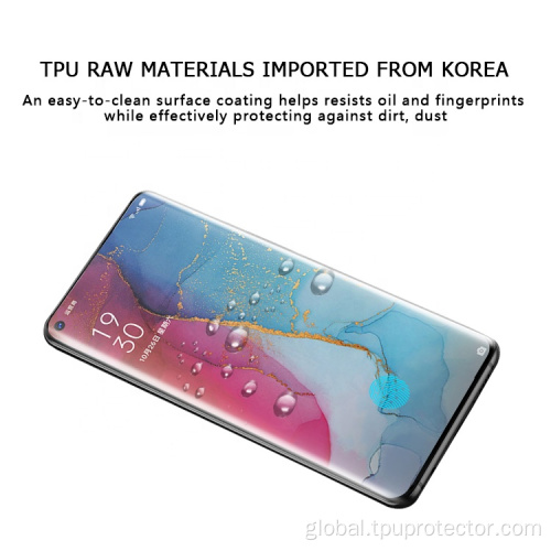 Hydrogel Film for OPPO Hydrogel Screen Protector For OPPO Reno3 Pro Supplier